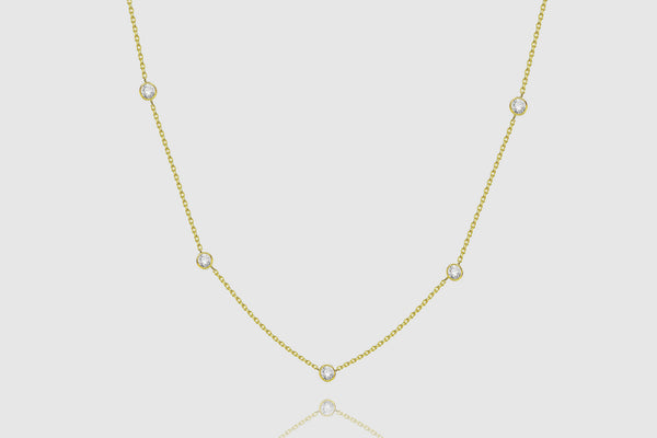 Yard Diamond Necklace - elbeu