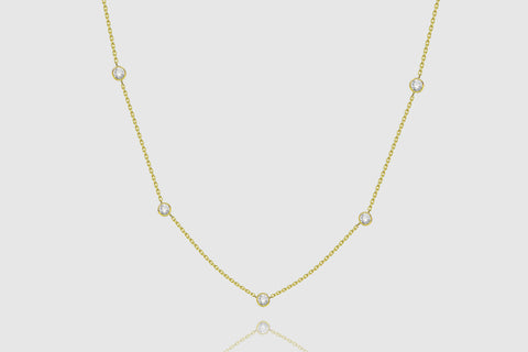 Yard Diamond Necklace - elbeu