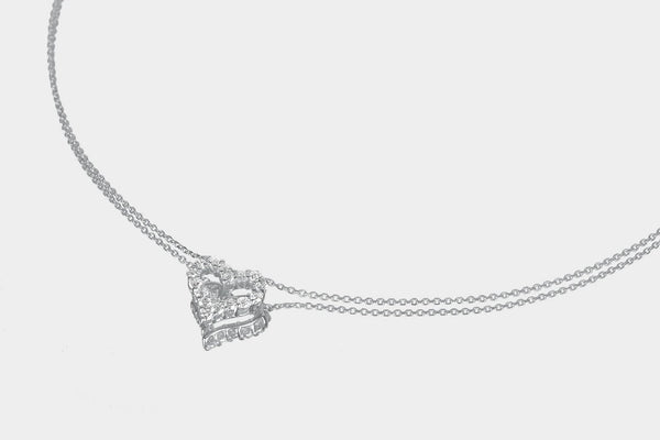 Heart Diamond Necklace - elbeu