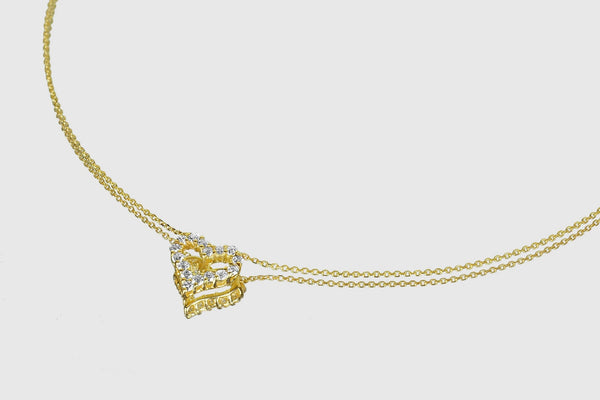 Heart Diamond Necklace - elbeu