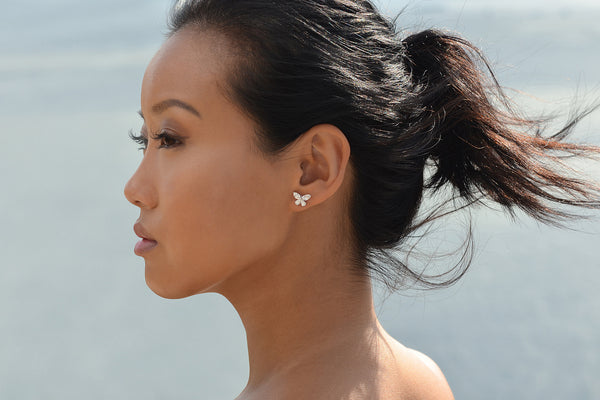 Butterfly Diamond Earrings - elbeu