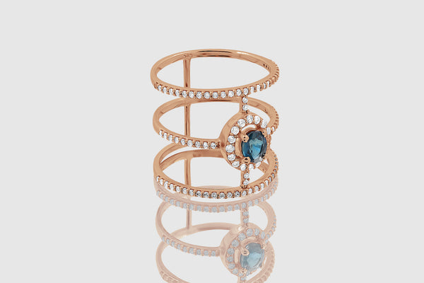 Triple Diamond Ring - elbeu