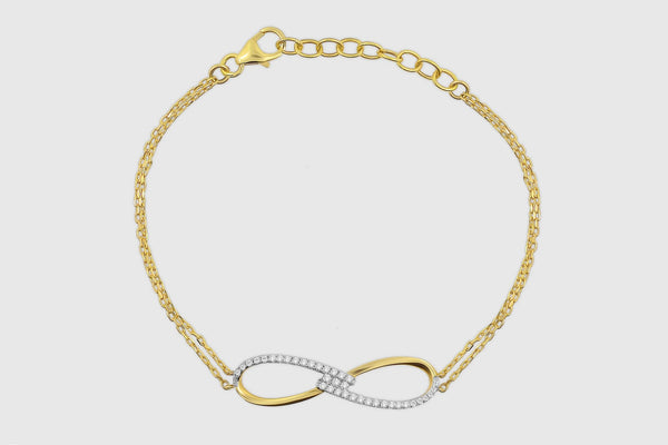 Infinity Diamond Bracelet - elbeu