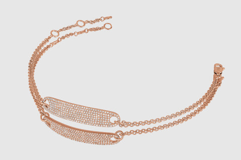 Bar Diamond Bracelet - elbeu