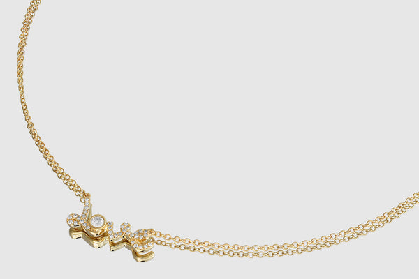 Love Diamond Necklace - elbeu