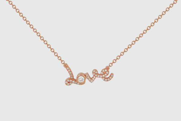 Love Diamond Necklace - elbeu