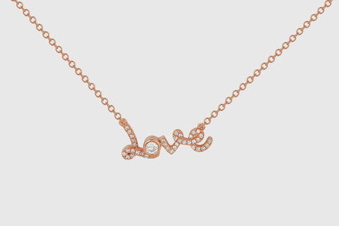 Love Diamond Necklace - elbeu