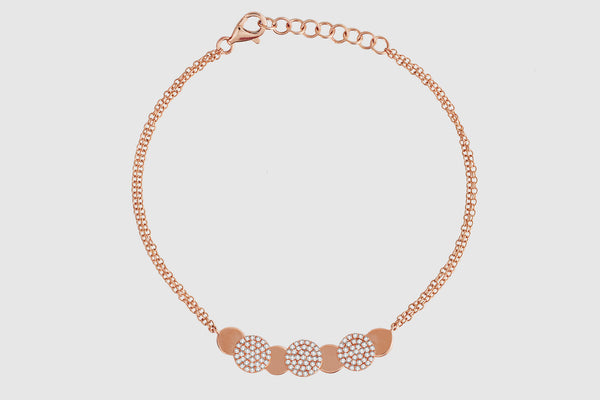 Circle Diamond Bracelet - elbeu