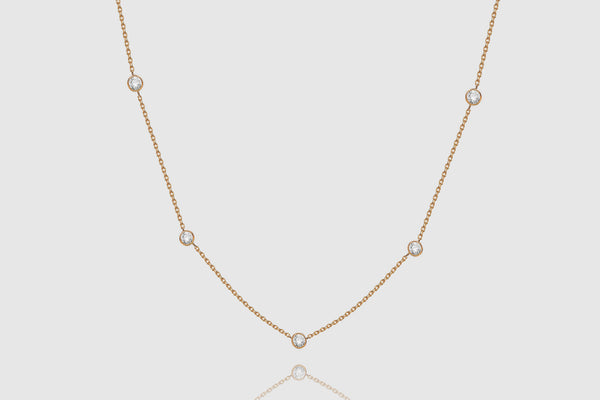 Yard Diamond Necklace - elbeu