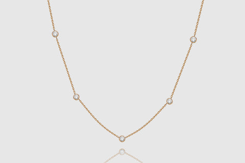 Yard Diamond Necklace - elbeu