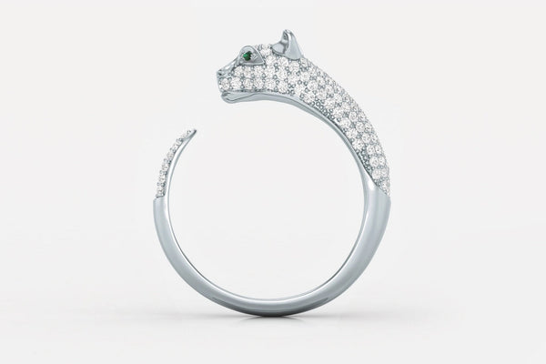 Panther Diamond Ring - elbeu