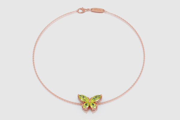 Butterfly Yellow Diamond Bracelet - elbeu